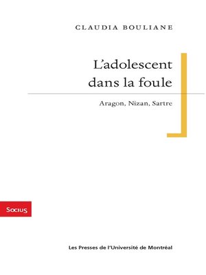 cover image of L'adolescent dans la foule